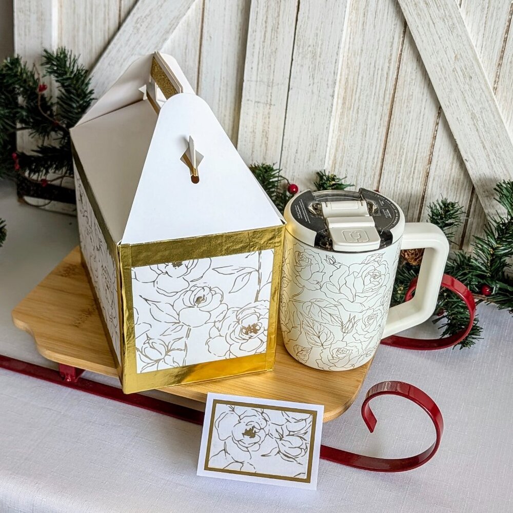 New!  BruMate Resa Müv 15oz in Enchanted Rose! Handmade Coordinating Box & Tag - Picture 4 of 10